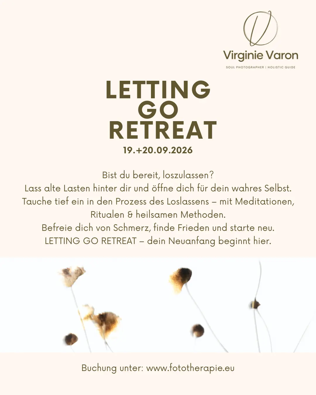 LETTING GO RETREAT - 2 Tage zum Loslassen und Neues einladen
