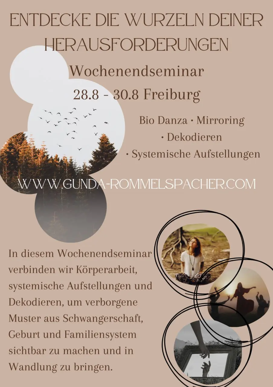 Bio Danza • Mirroring • Biologisches Dekodieren • Systemische Aufstellungen