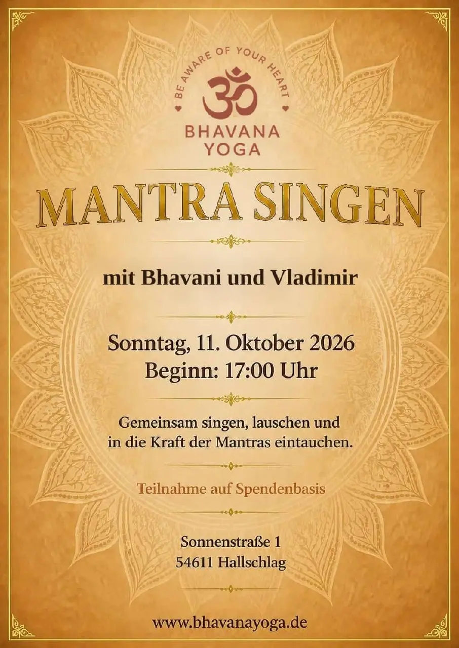Gemütliches Zusammensein mit Mantras in der Eifel 🌿🌊