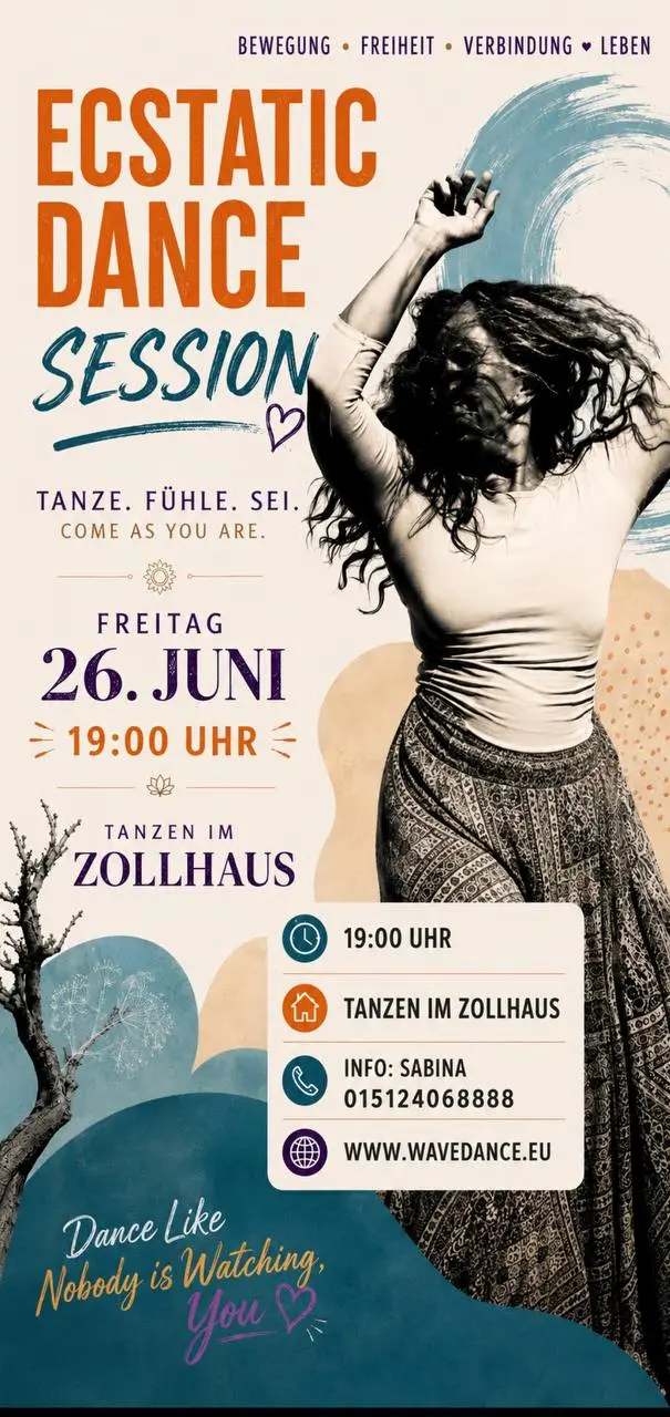 Ecstatic Wave Dance – Fr. 26.06.2026 🌊19.00 Uhr