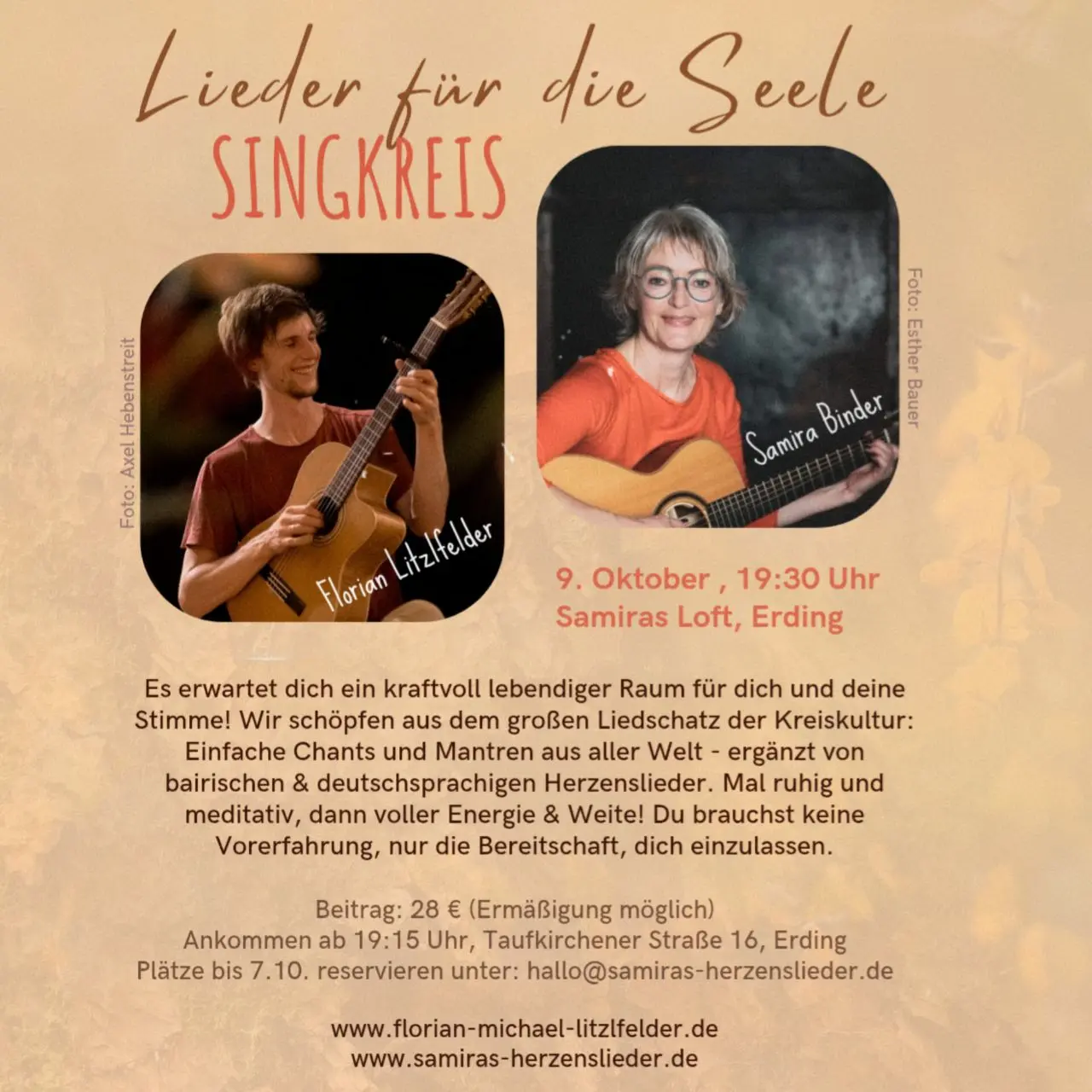 Singkreis gemeinsam mit Samira Binder