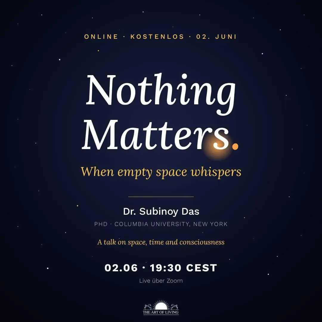 Nothing Matters — When empty space whispers