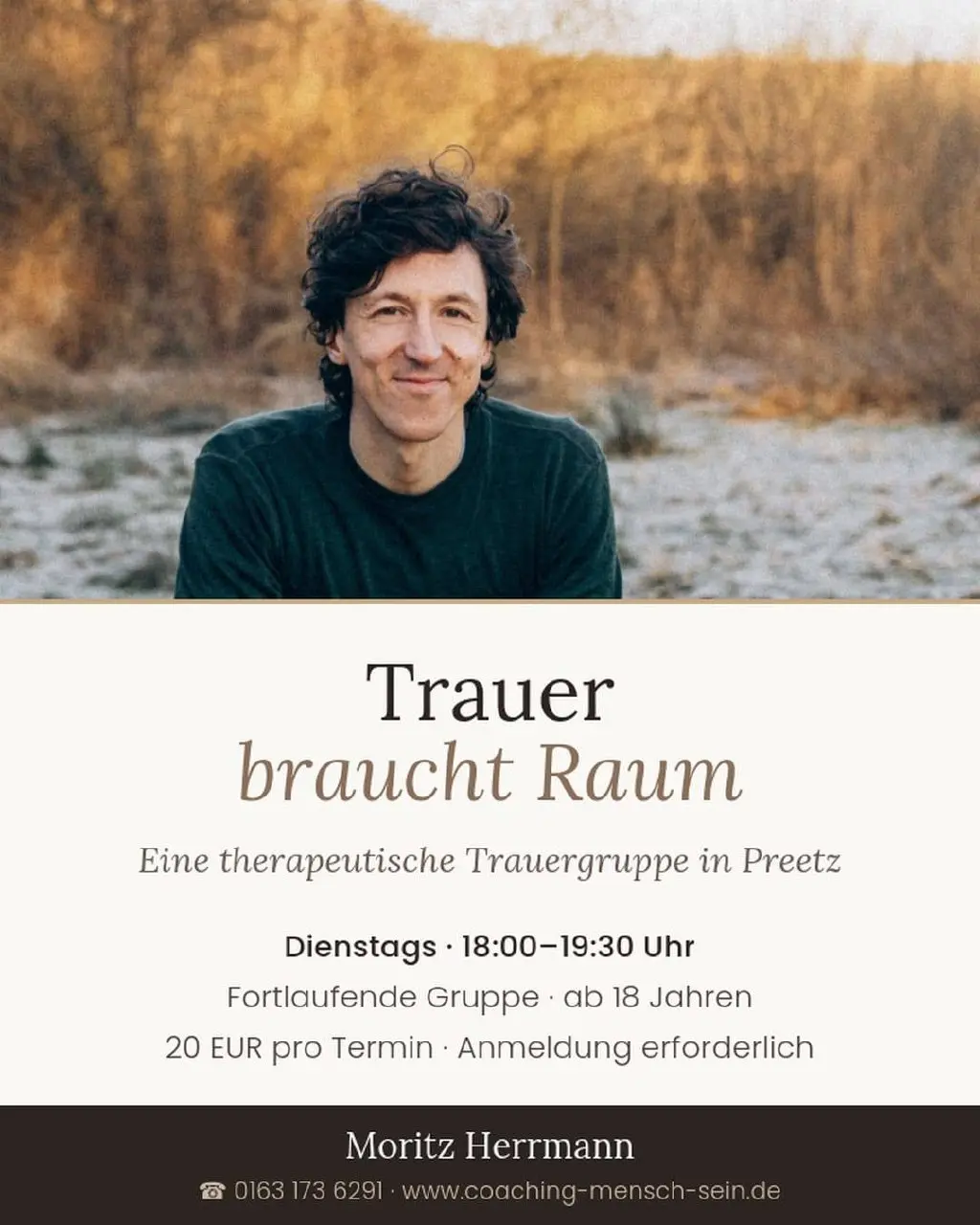 Trauer braucht Raum. 🤍