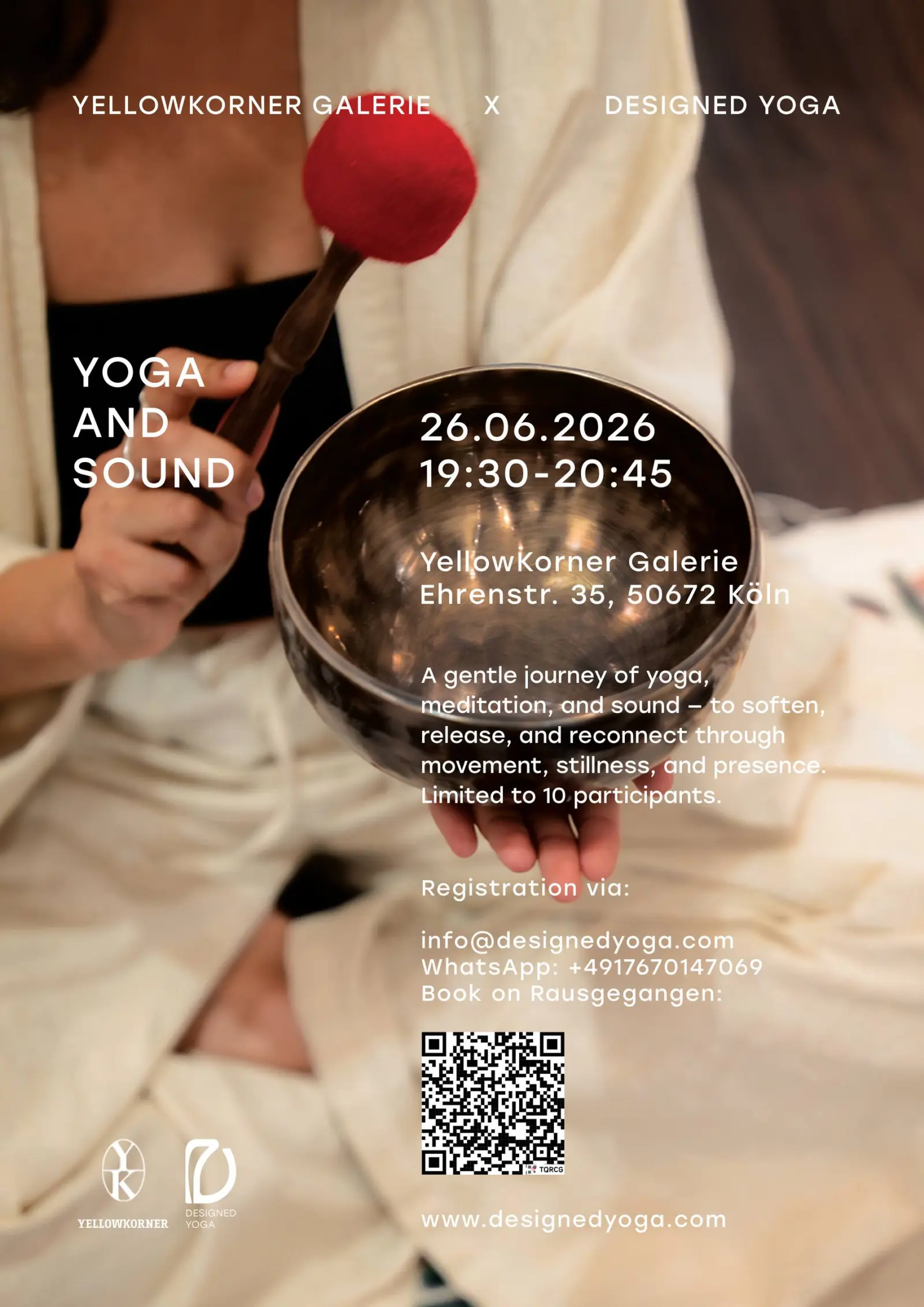 ✨ YOGA & SOUND in der YellowKorner Galerie Köln ✨