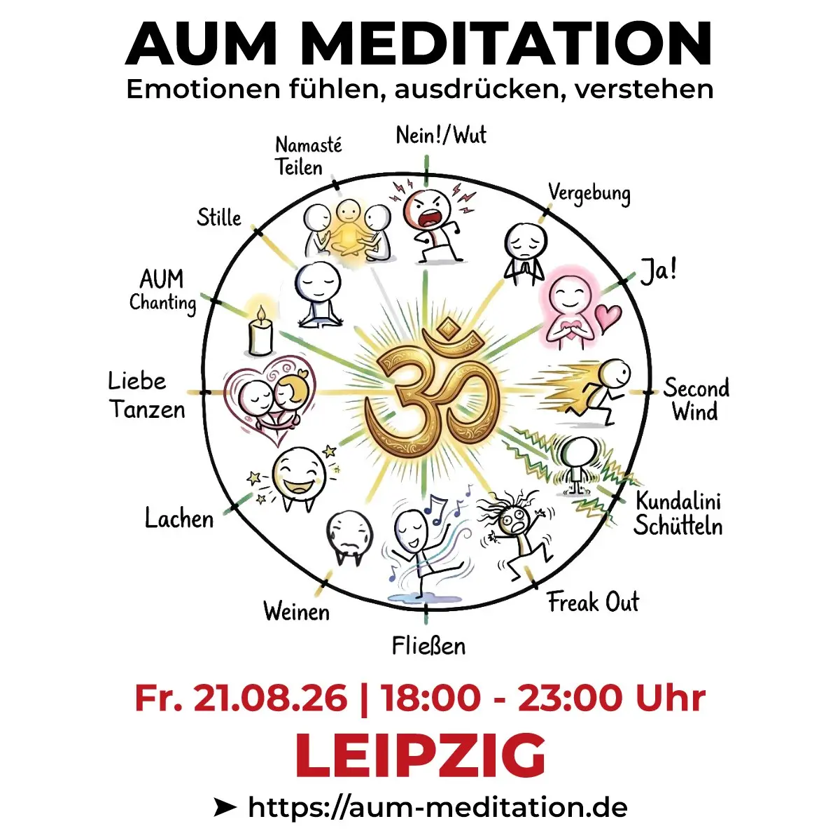 ❤️‍🔥 AUM Meditation Special Edition [Leipzig] mit Kai Bohun