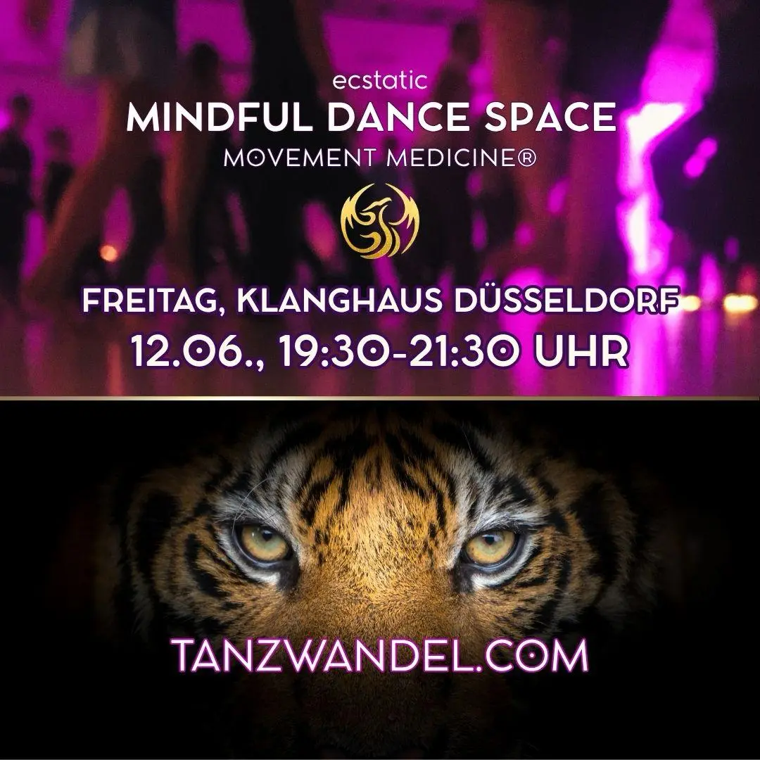 Heute sich frei Tanzen mit MOVEMENT MEDICINE im MINDFUL ecstatic DANCE SPACE