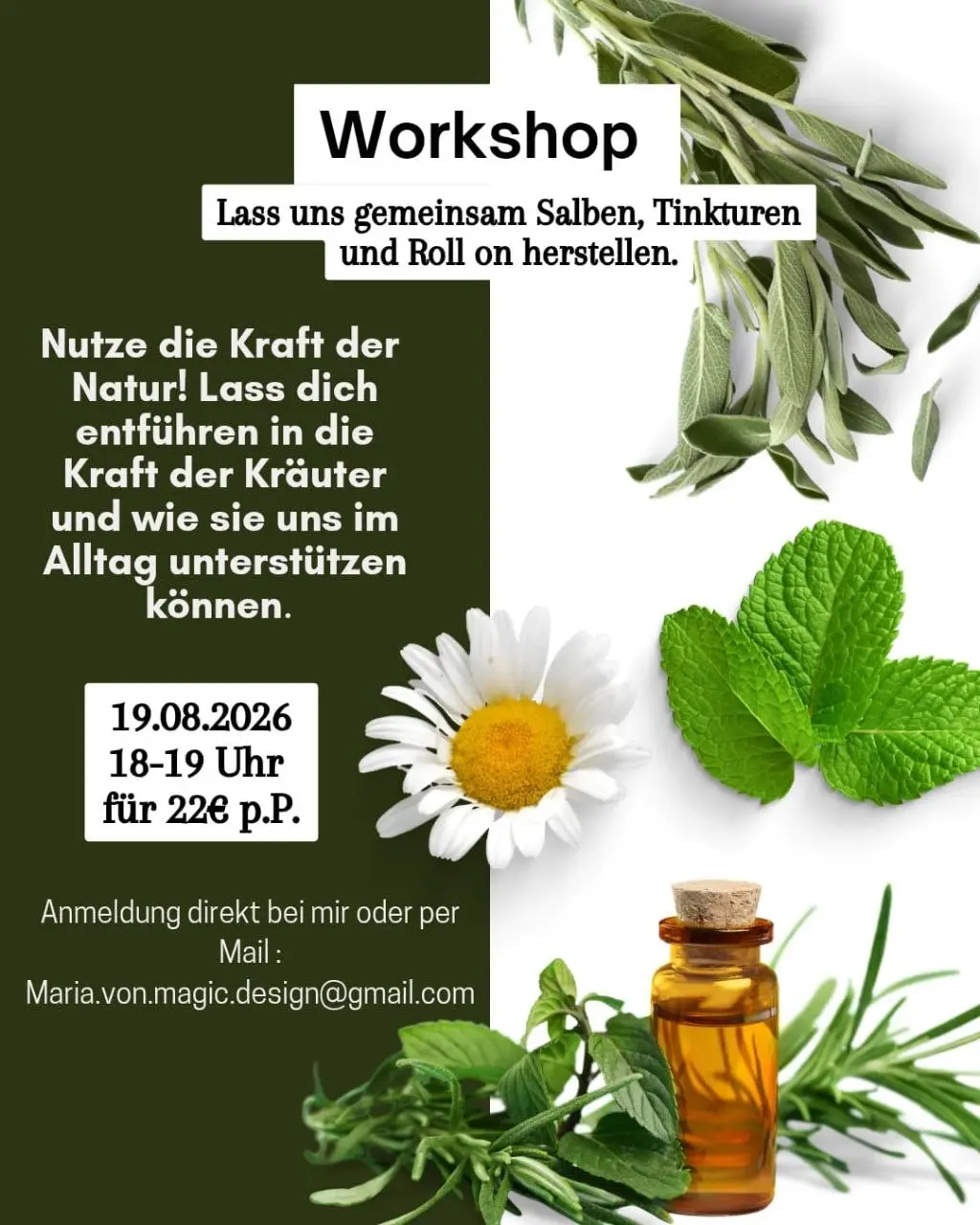 🌿 Workshop: Die Kraft der Natur selbst erleben 🌿