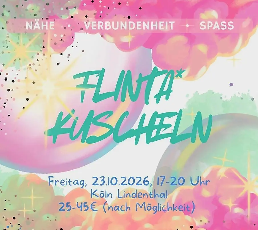 🫠🏳‍🌈Special FLINTA* Kuschel Event🏳‍🌈🫠