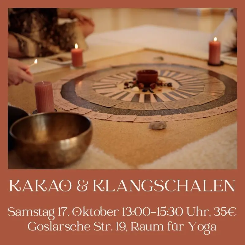 kleine Auszeit mit zeremoniellem Kakao und einem entspannenden Klangbad