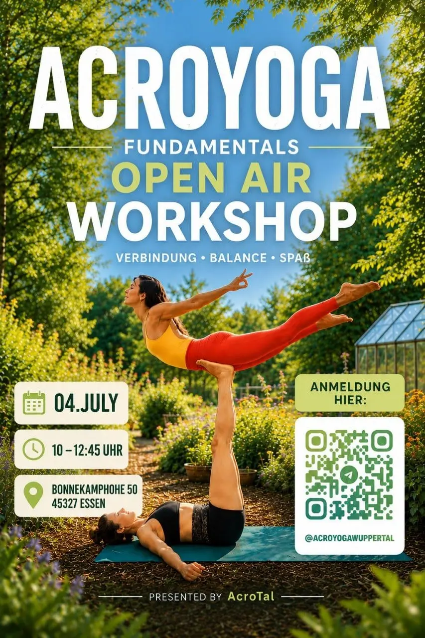 Open Air - AcroYoga FUNdamentals Workshop in Essen