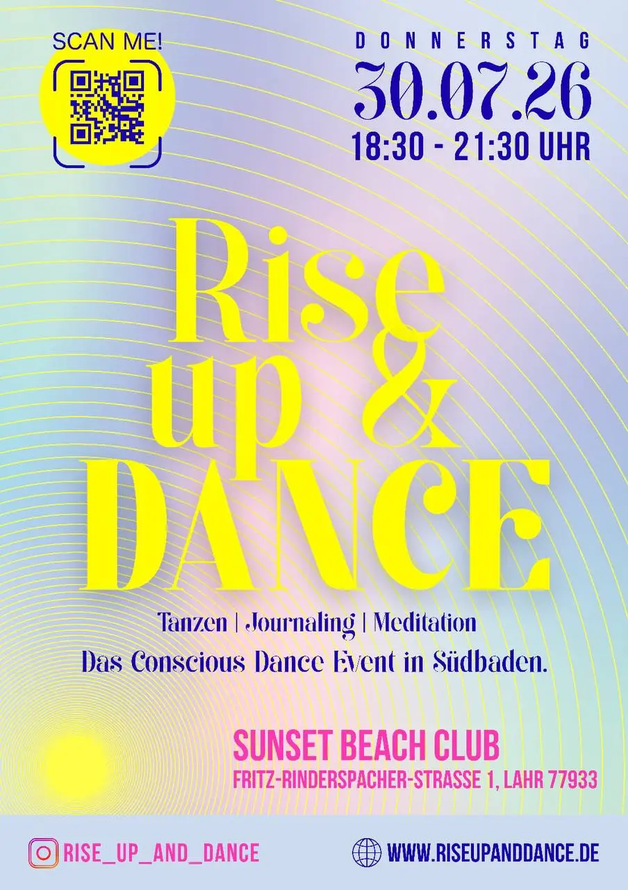 Tanz in deine höchste Frequenz - mit Rise up & DANCE initiieren wir...