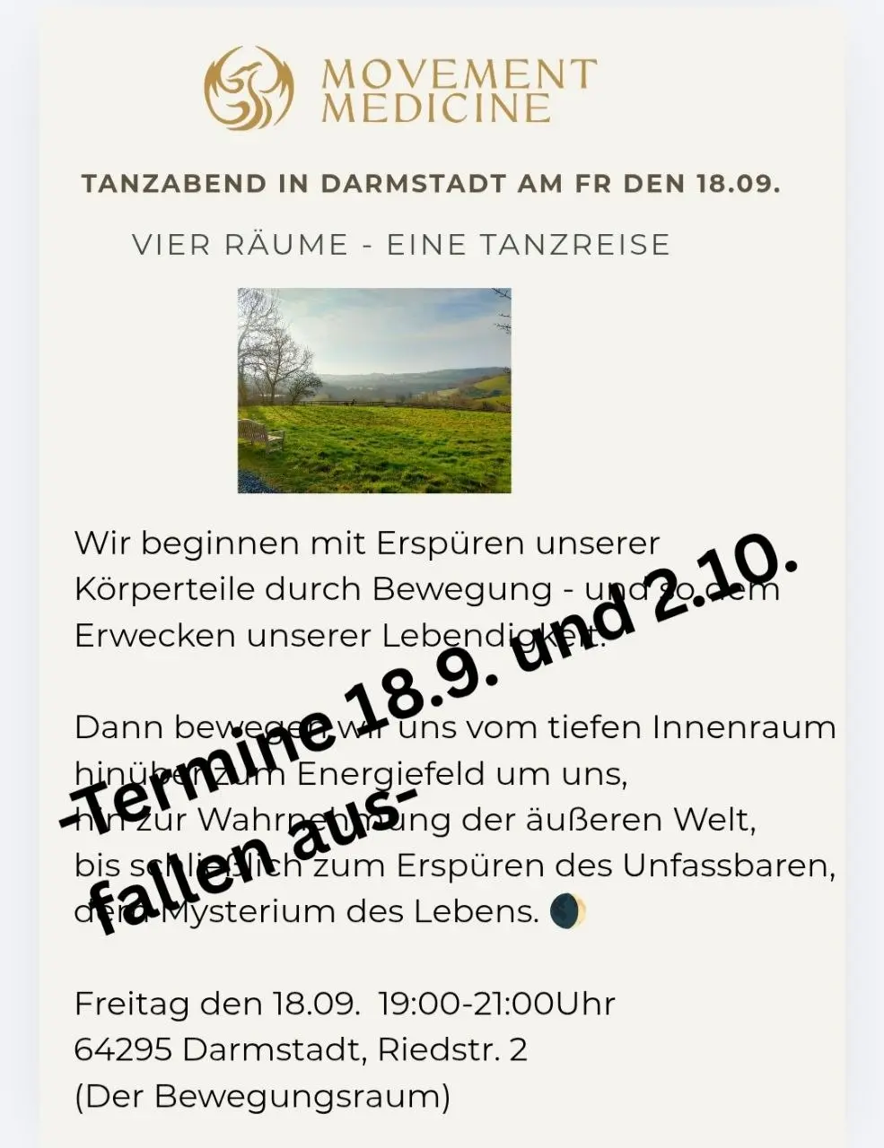 hier gemeint sind die Tanzevents in Darmstadt