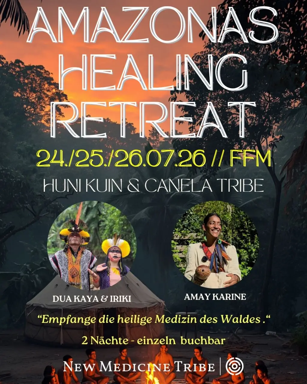 ☀️🌿 AMAZONAS HEALING RETREAT – Frankfurt 🌿☀️