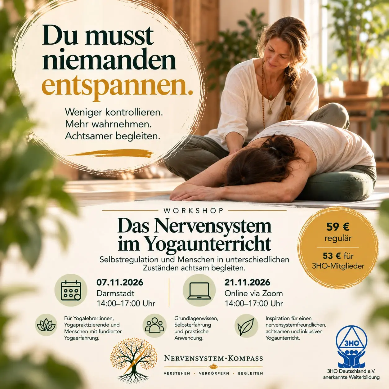 Das Nervensystem im Yogaunterricht