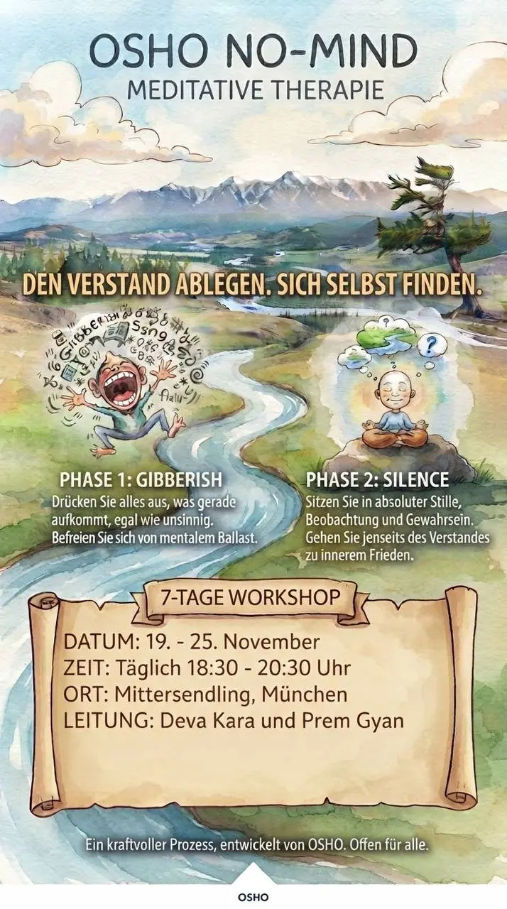 ✨ Osho No-Mind Taster in München ✨