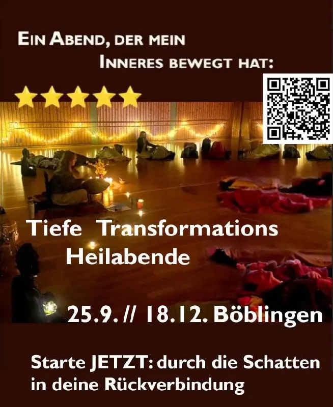außergewöhnlichen Abenden Deiner Transformation