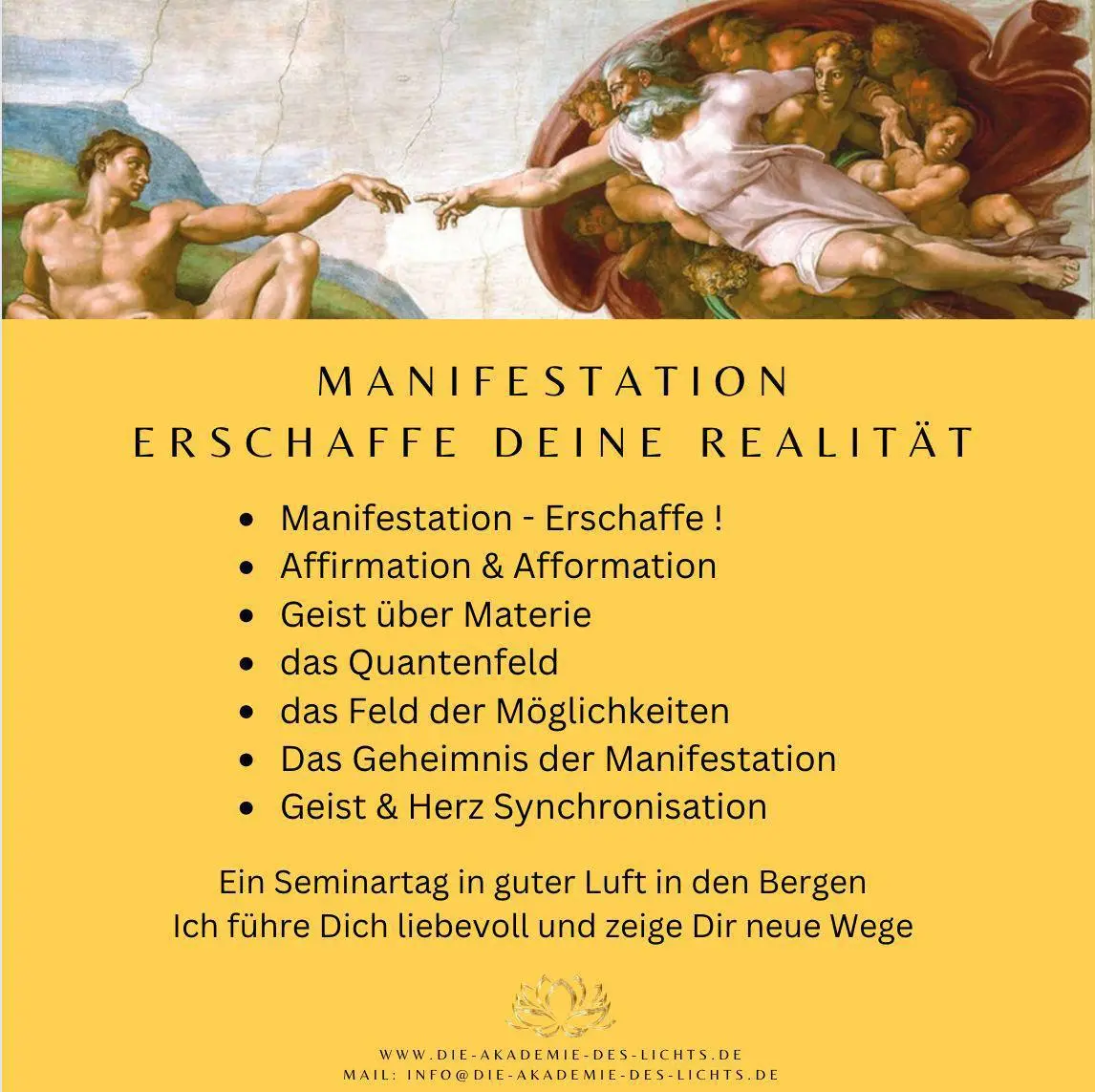 Manifestation - Erschaffe Deine Realität