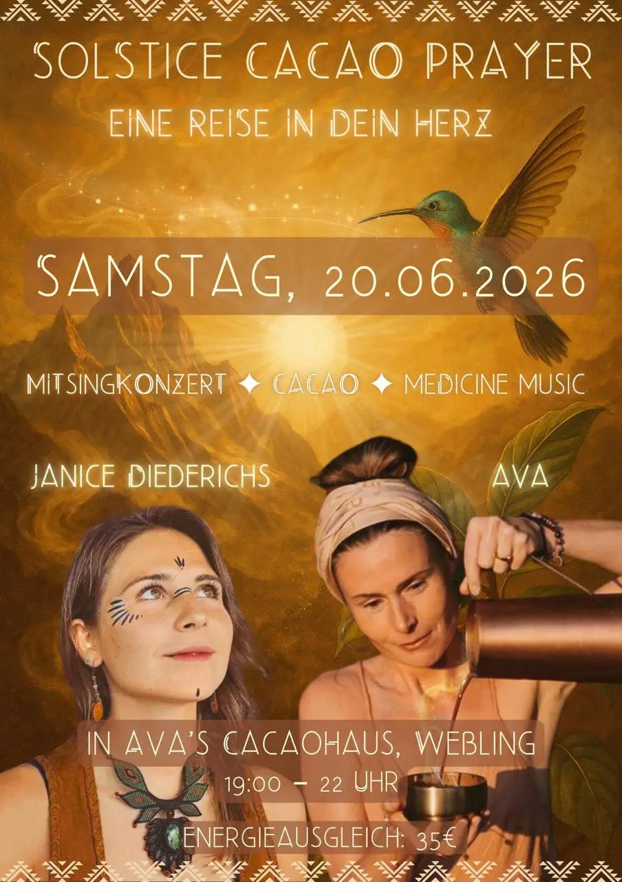 SonnwendRitual mit Ava‘s ZauberCacaoBliss und Janice