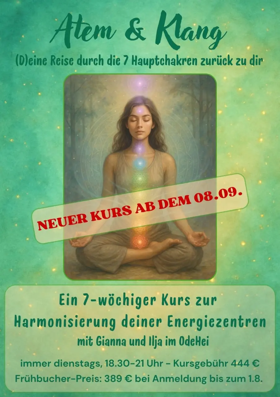 ✨ 7-wöchiger Atem- & Klangprozess durch die Chakren ✨