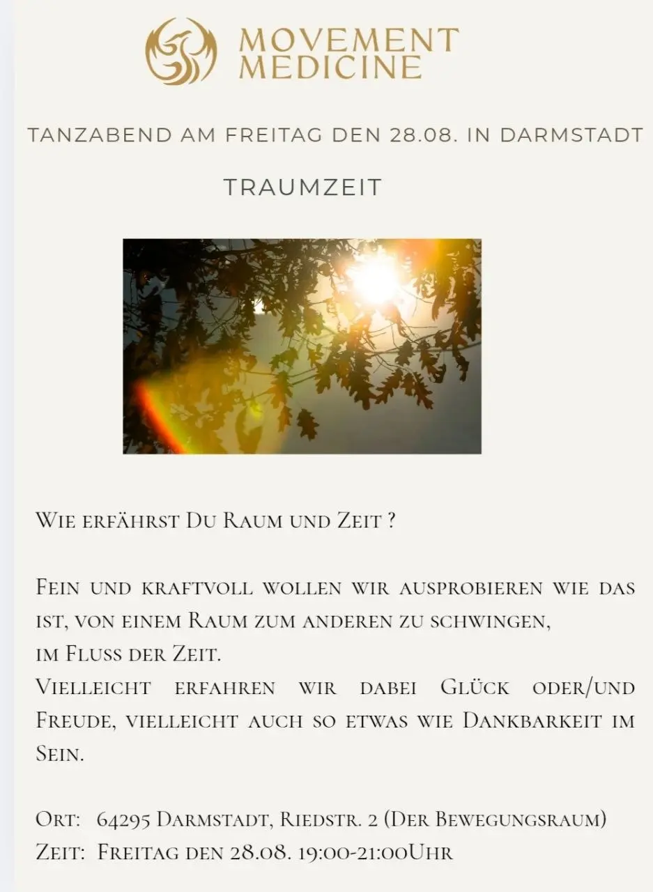 Traumzeit – eine Tanzreise durch Raum, Zeit und das Unbekannte