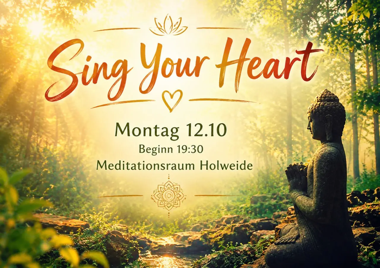Yeah ~ Der nächste Montagssingkreis steht an  ❤️😊🎶☀️