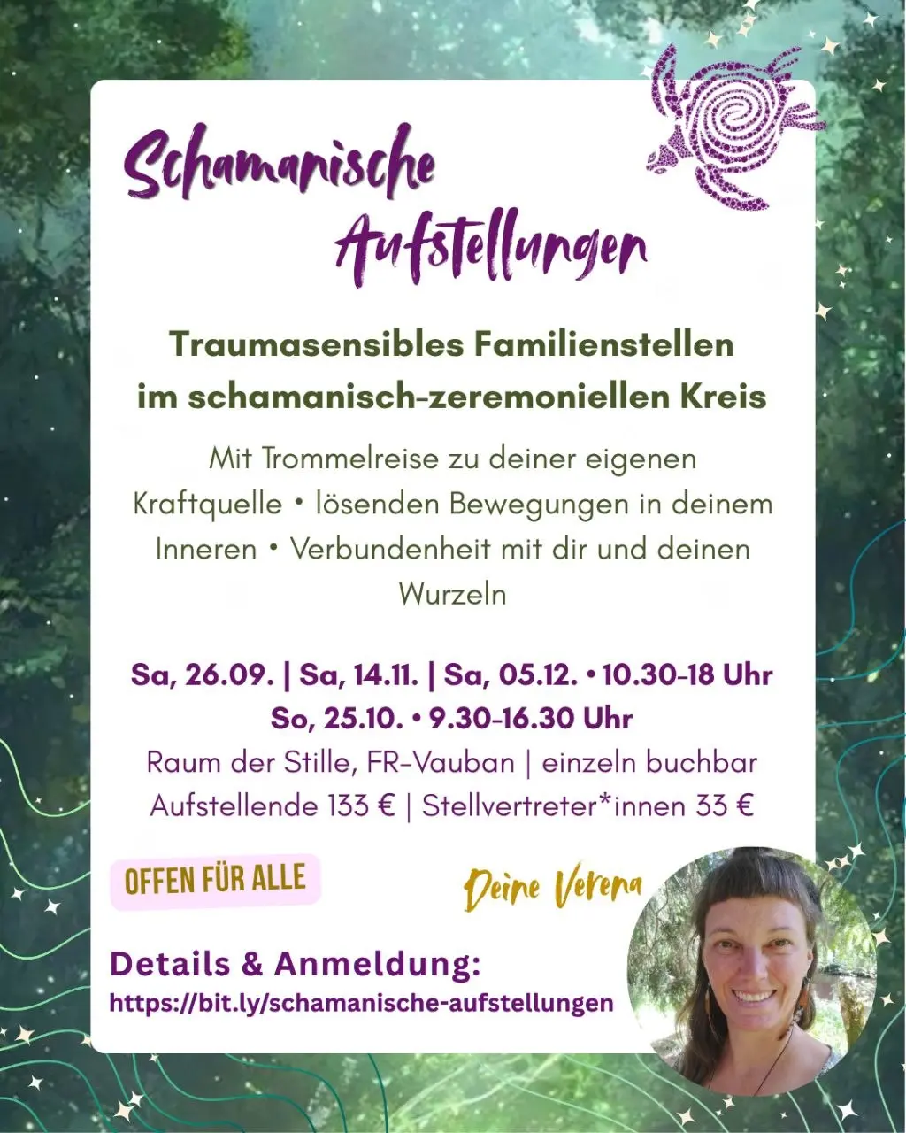 🌀 Schamanische Aufstellungen – traumasensibles Familienstellen im schamanisch-zeremoniellen Kreis