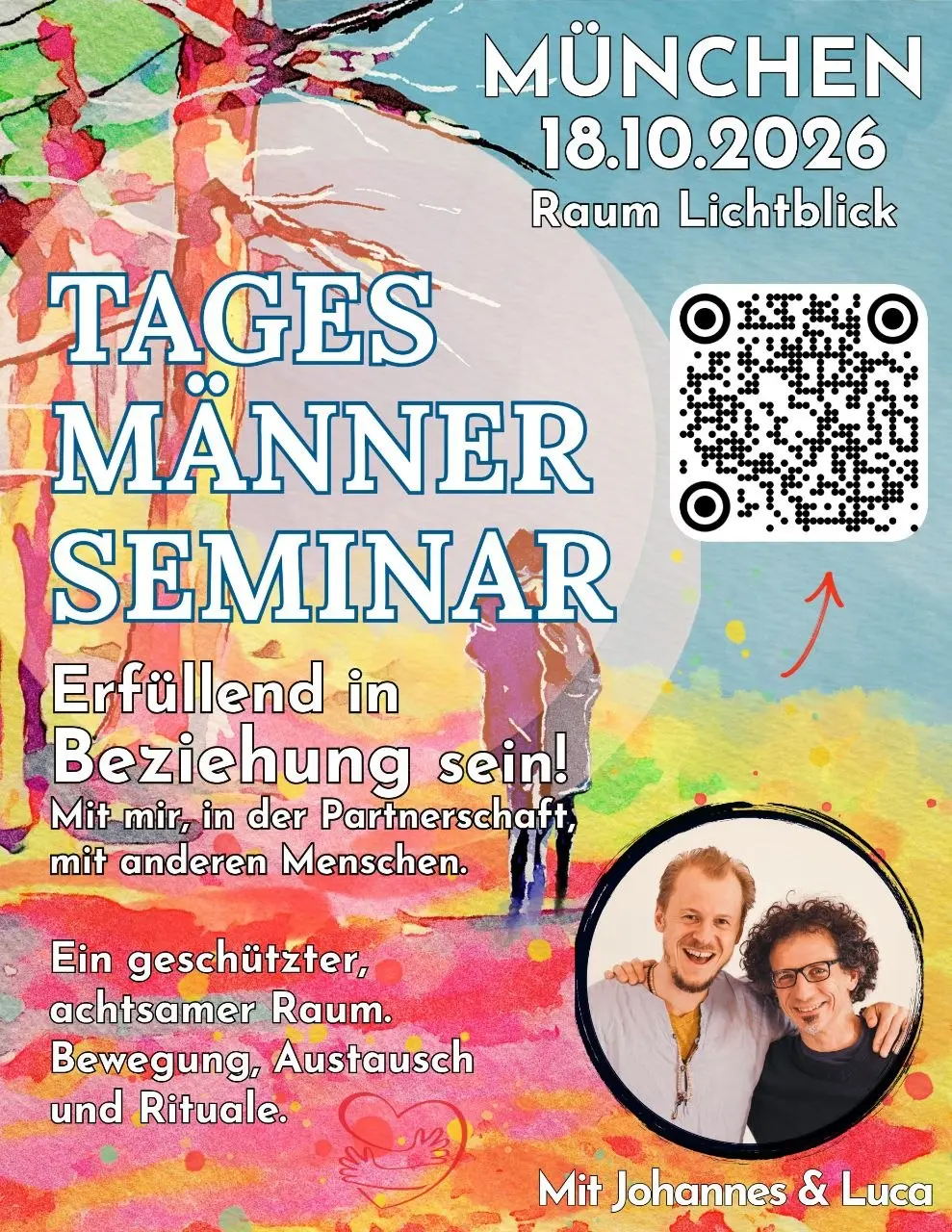 Tagesseminar für Männer am 18.10.2026 in München!