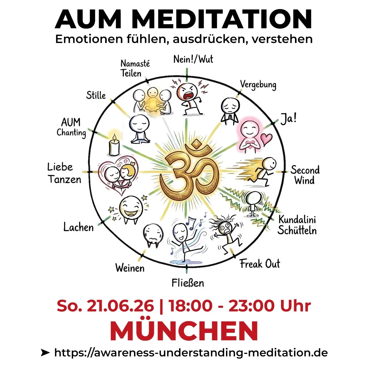 [München] AUM Meditation Extended Version – Wenn du Tiefe suchst!