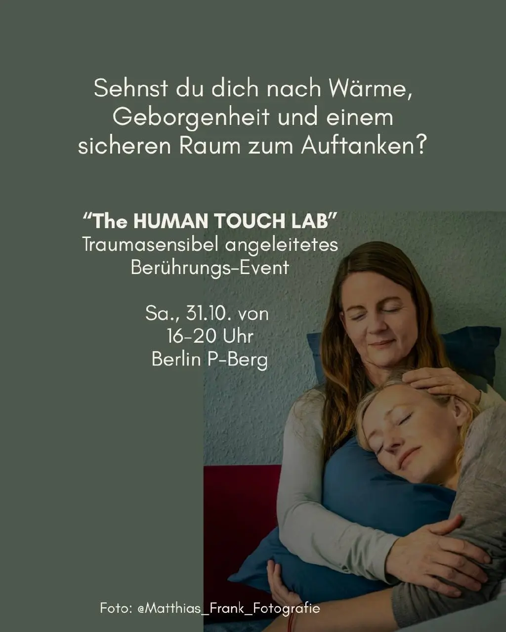 Kuschelevent The Human Touch Lab - Halloween 🎃 Edition – Berlin