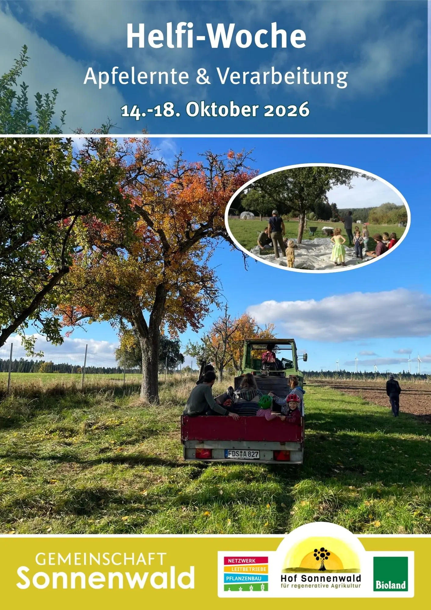 Der Herbst steht vor der Tür. Im Agroforst erwarten wir eine gute...