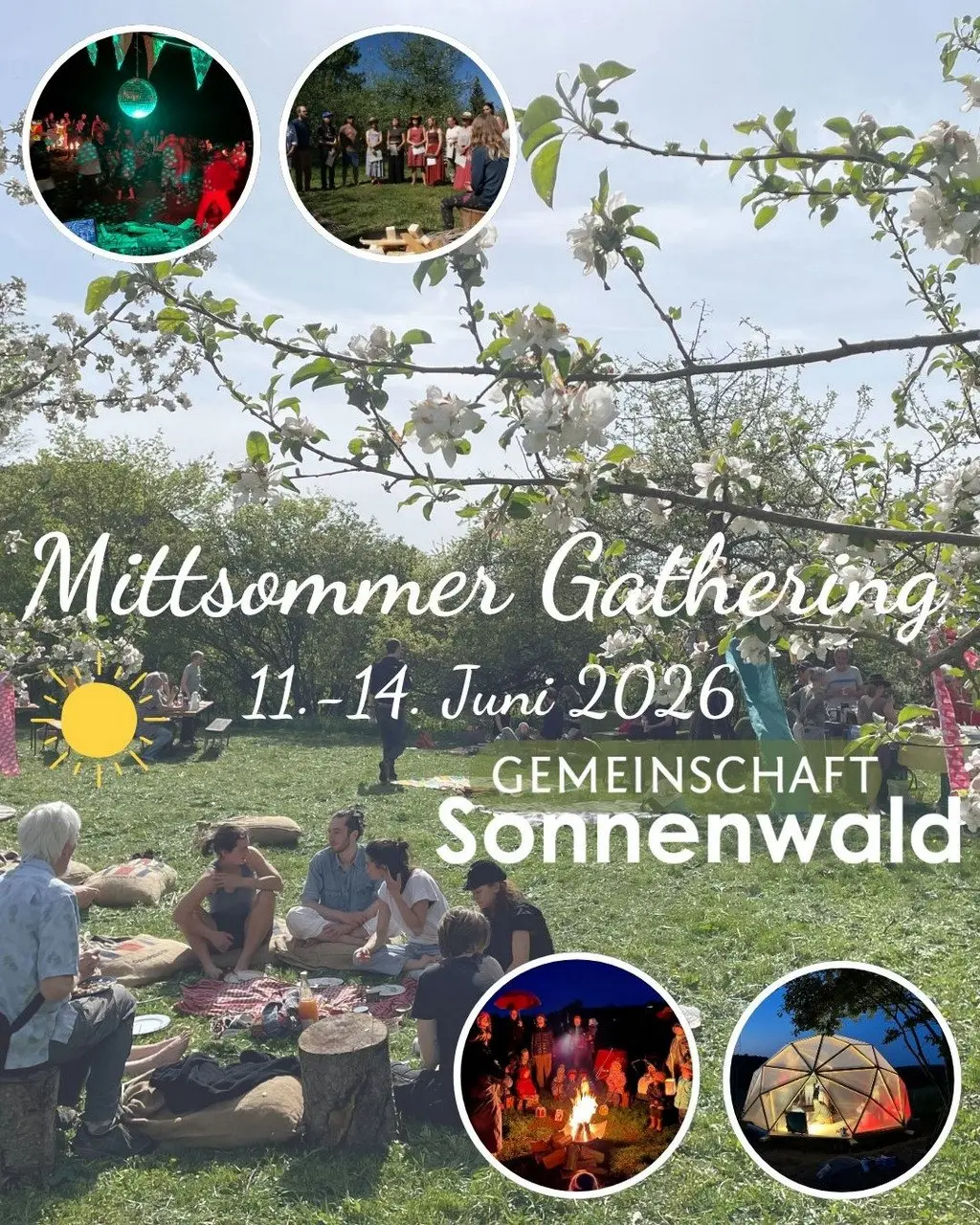 Mittsommer Gathering in der Gemeinschaft Sonnenwald