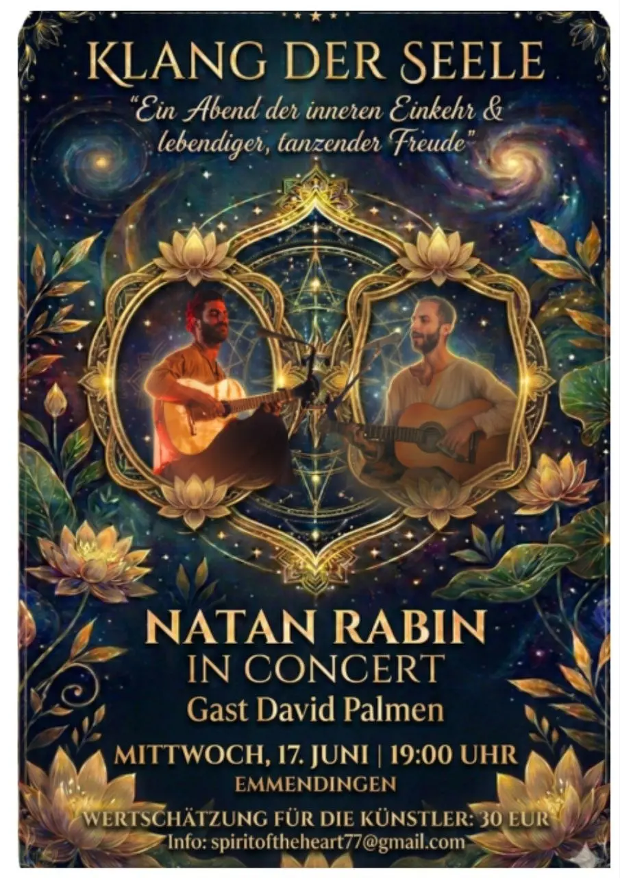 🌌 KLANG DER SEELE – Natan Rabin und David Palmen in Concert 🌌