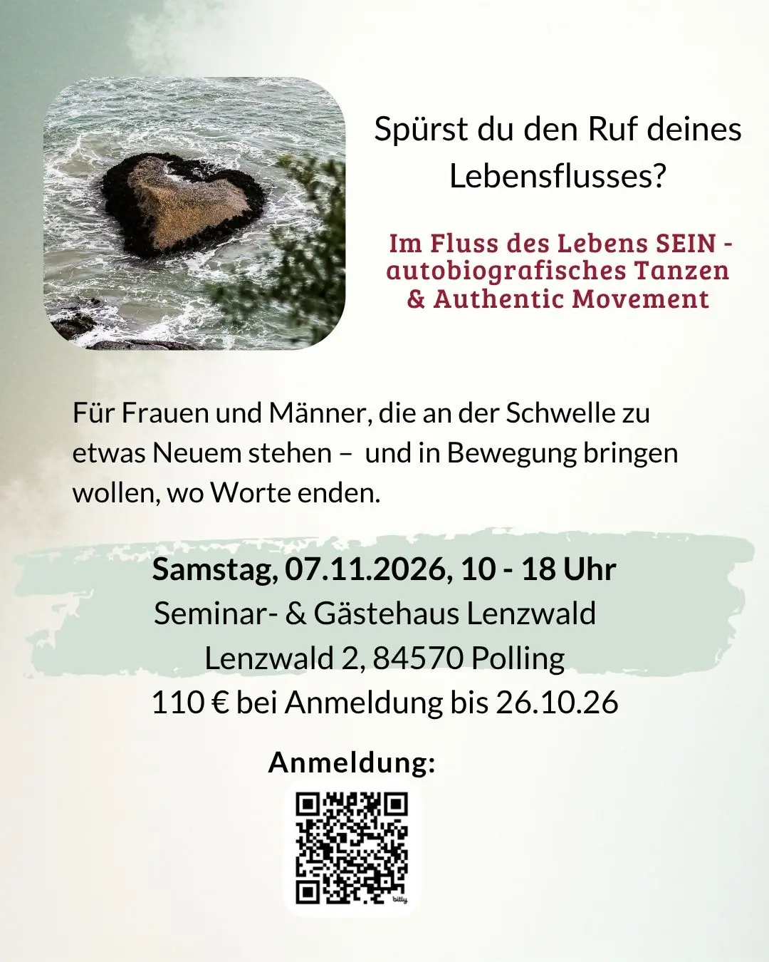 Im Fluss des Lebens Sein – Autobiografisches Tanzen & Authentic Movement