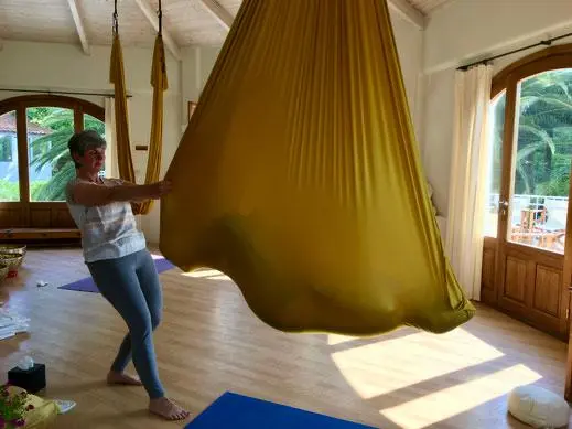 🌷Herzliche Einladung zur Masssage im Yogatuch mit Klangentspannung mit