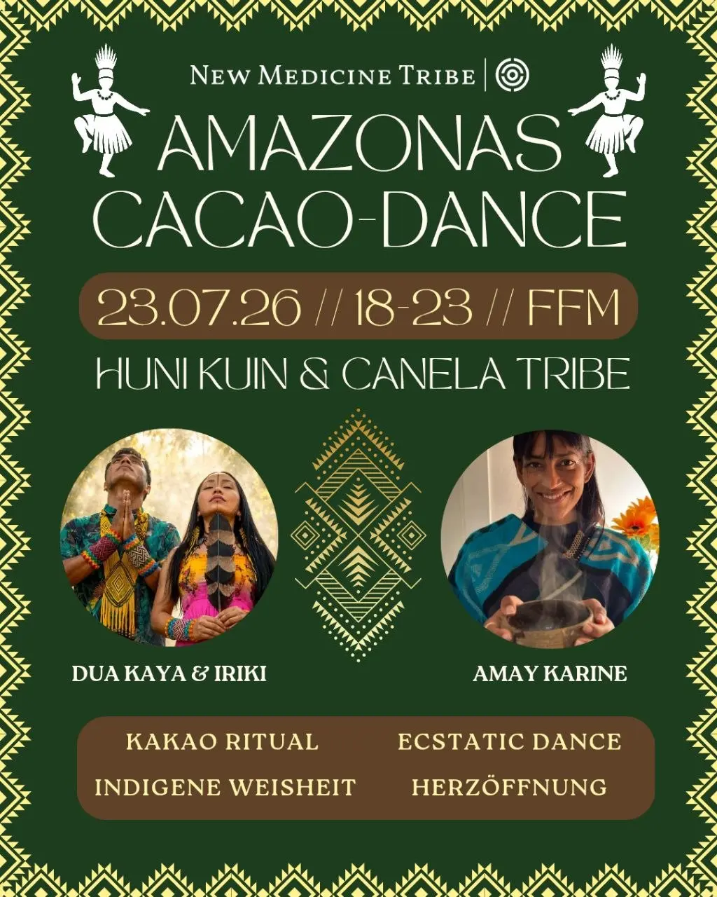 🌿 AMAZONAS KAKAO ZEREMONIE & CACAO DANCE 🌿