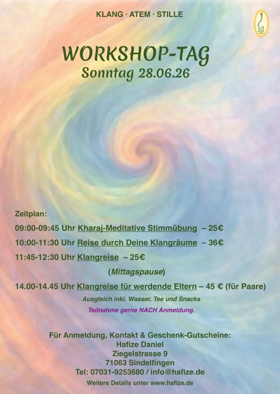KLANG · ATEM · STILLE